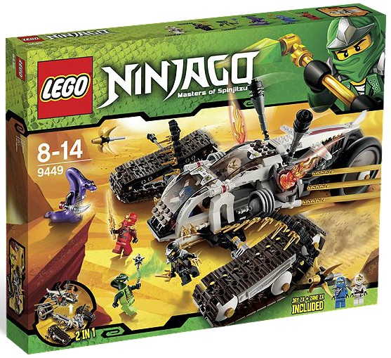 LEGO Ninjago Ultra Sonic Raider 9449 - Toysnbricks