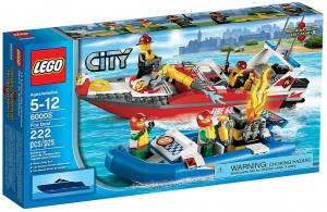 LEGO City Fire Boat 60005 - Toysnbricks