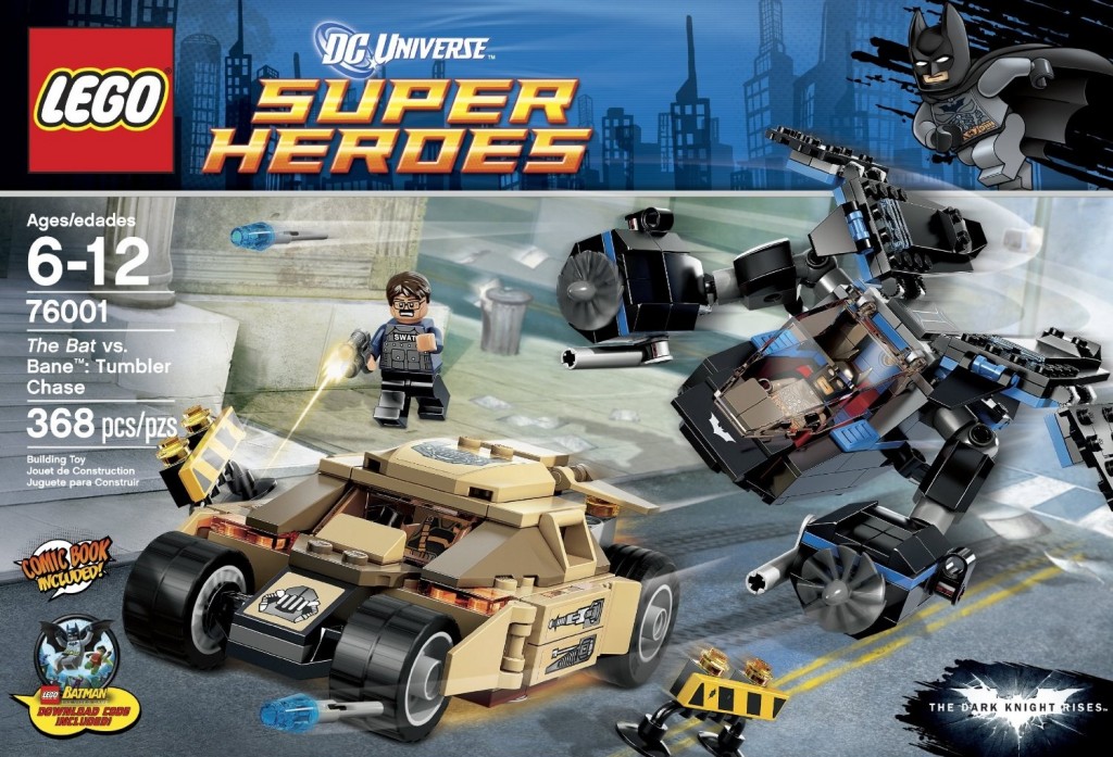 LEGO Superheroes The Bat vs. Bane Tumbler Chase 76001 - Toysnbricks