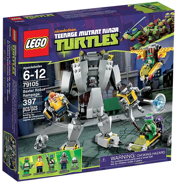 LEGO Teenage Mutant Ninja Turtles Baxter Robot Rampage 79105 - Toysnbricks