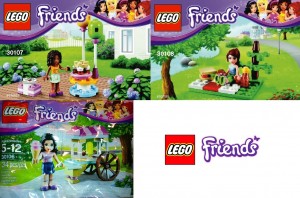 LEGO Friends 2013 Polybag Sets (30106 30107 30108)