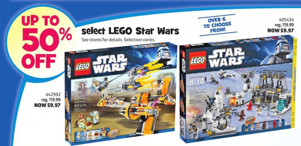 ToysRUs Canada January 2013 LEGO Sale