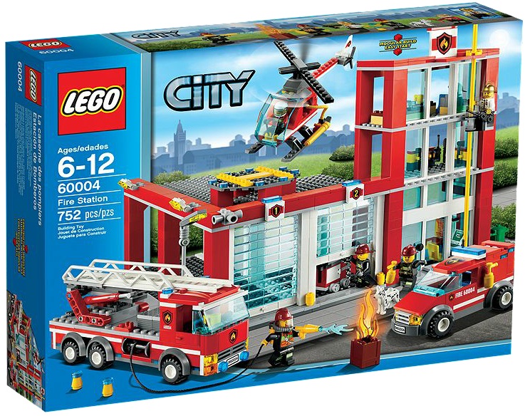 LEGO City 60004 Fire Station - Toysnbricks