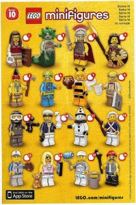 LEGO Series 10 Minifigures Collector Sheet Ad