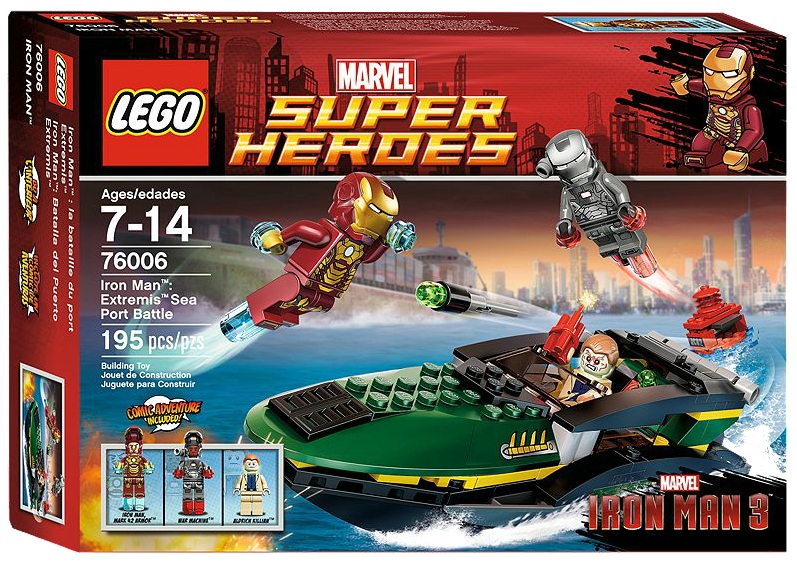LEGO Superheroes 76006 Iron Man Extremis Sea Port Battle - Toysnbricks