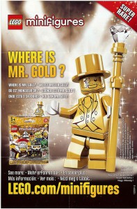 Mr.Gold LEGO Series 10 Minifigure Ad