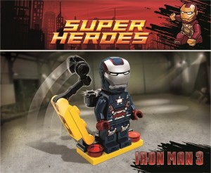 LEGO Superheroes Iron Patriot Minifigure 2013