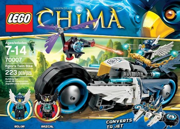 LEGO Legends of Chima 70007 Eglor's Twin Bike - Toysnbricks
