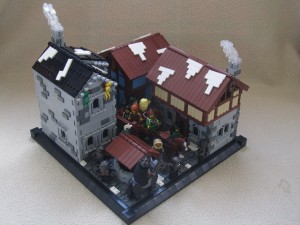[MOC] Captured! (Medieval town scene)