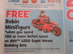 LEGO 30166 Robin and Redbird Cycle Super Heroes - Toysnbricks