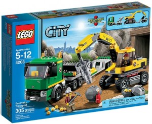 LEGO 4203 City Excavator Transport - Toysnbricks