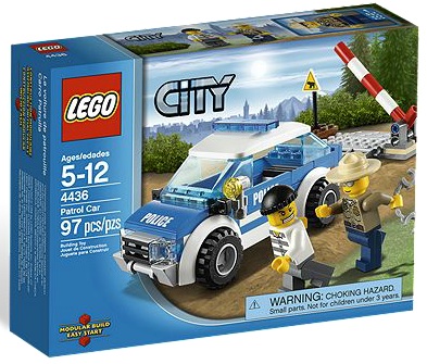 LEGO 4436 City Patrol Car - Toysnbricks