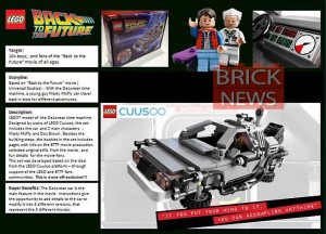 LEGO Back to the Future Time Machine Cuusoo (Pre)