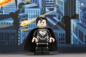 LEGO Black Suit Superman Minifigure San Diego Comic Con 2013