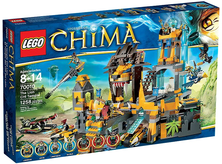 LEGO Legends of Chima 70010 The Lion CHI Temple - Toysnbricks