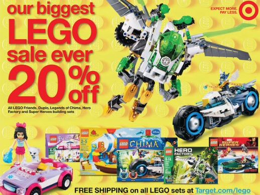 Target America LEGO September 2013 Sale