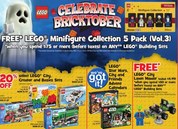 Bricktober 2013 Week 3 LEGO Sales & Promos Toys R Us Canada