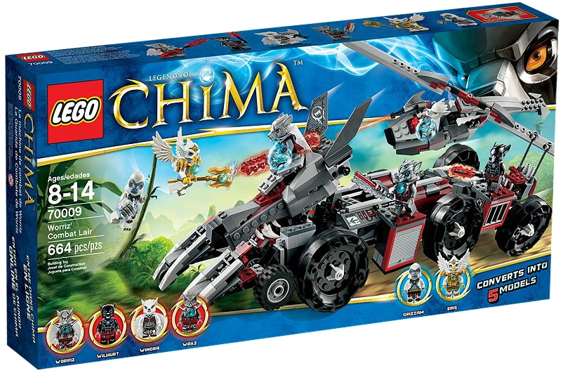 LEGO 70009 Chima Worriz' Combat Lair - Toysnbricks