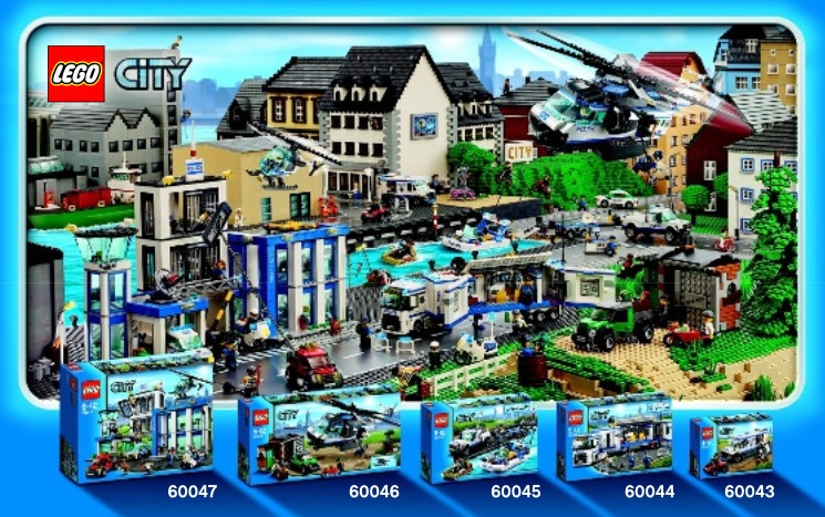 LEGO City 2014 Police Sets (60047 60046 60045 60044 60043)