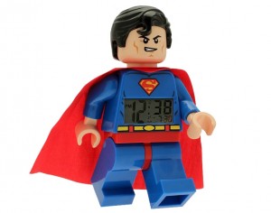 LEGO DC Universe Super Heroes Superman Minifigure Clock 5002424 - Toysnbricks