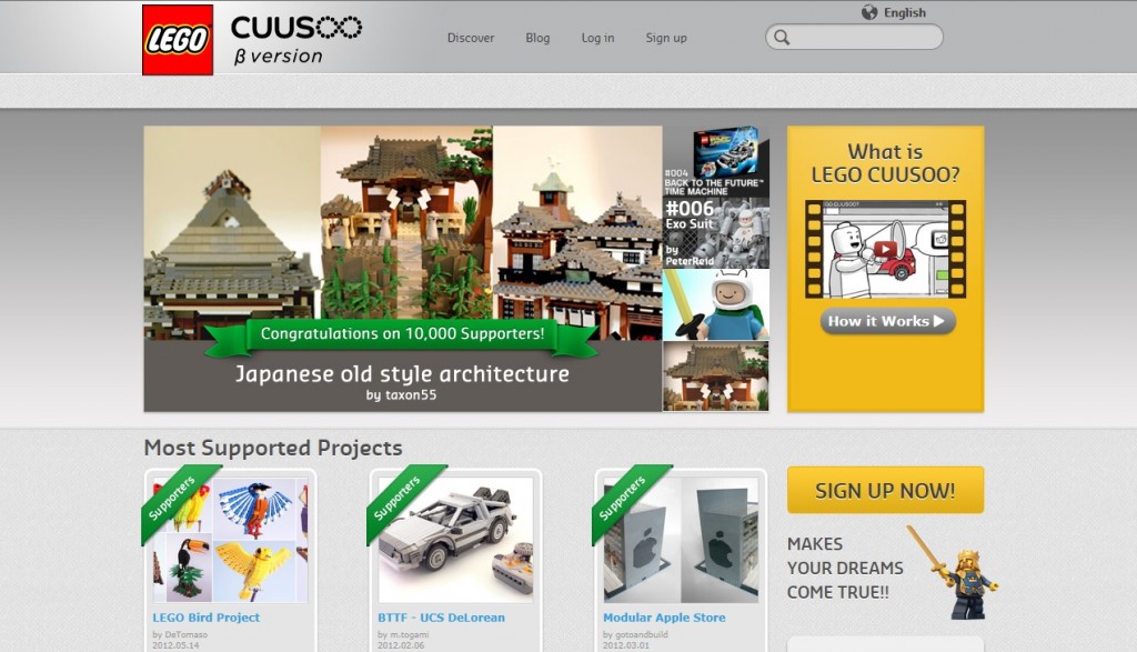 LEGO Cuusoo Website December 2013