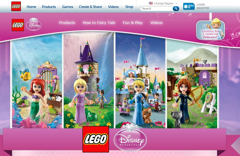 LEGO Disney Princess Microsite 2014