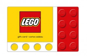 LEGO Gift Card Wallet Size