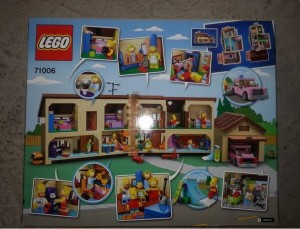 LEGO The Simpsons House 71006 Back Box (Pre)