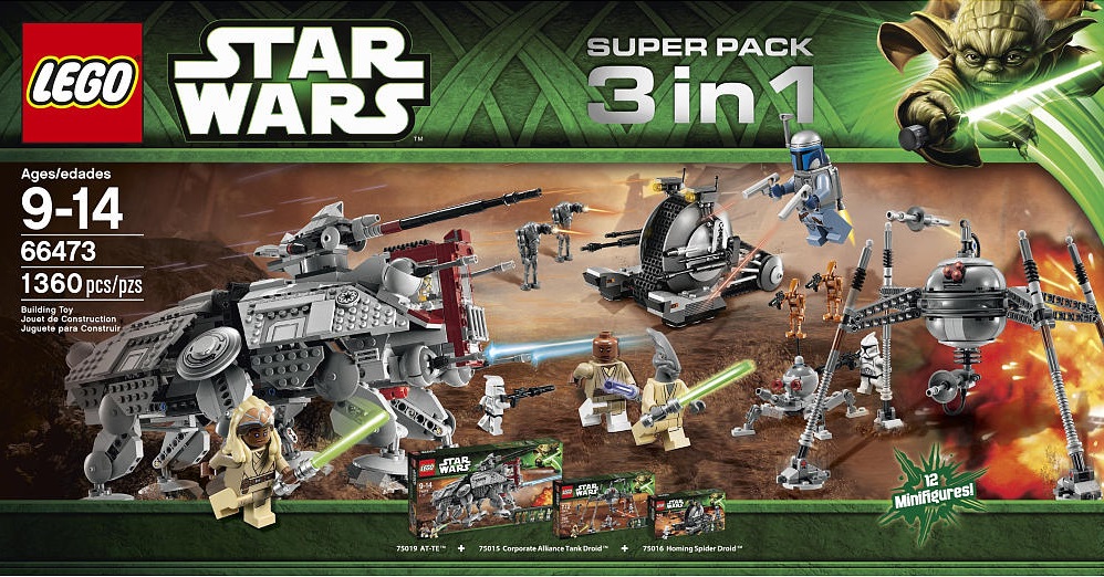 LEGO Star Wars 66473 Super Pack 3 in 1 - Toysnbricks