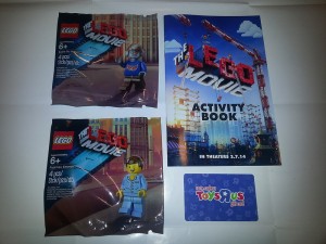 ToysRUs Canada LEGO Movie 2014 Scratch Card Gifts