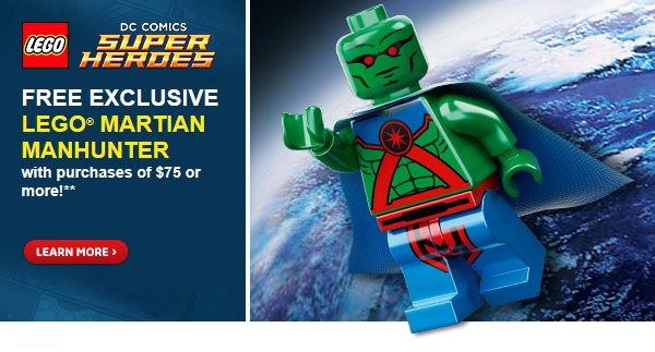 LEGO Martian Manhunter Minifigure Promotion 2014