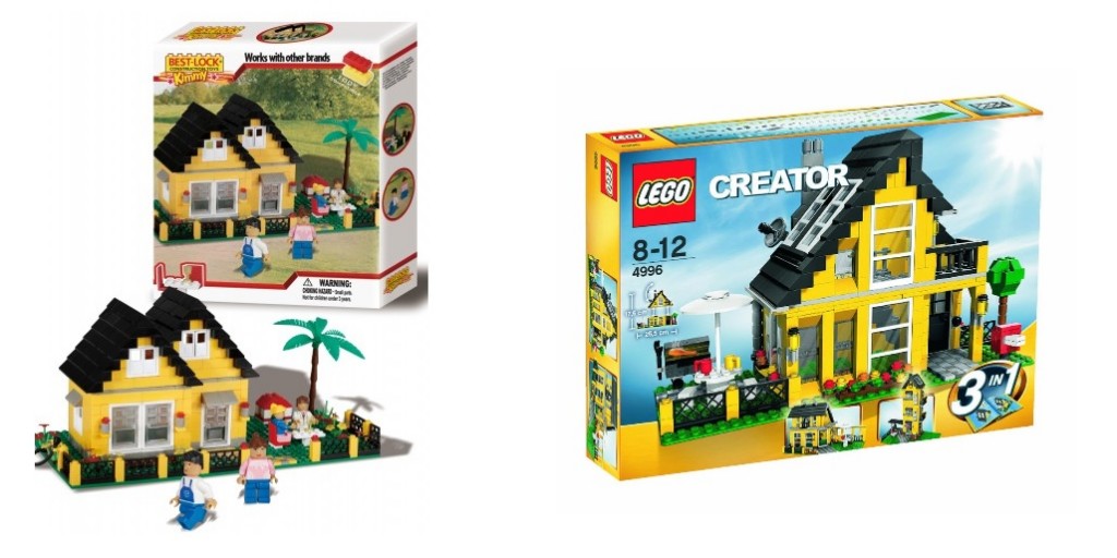 Best Lock 33061 Holiday Cottage & LEGO 4996 Creator Beach House