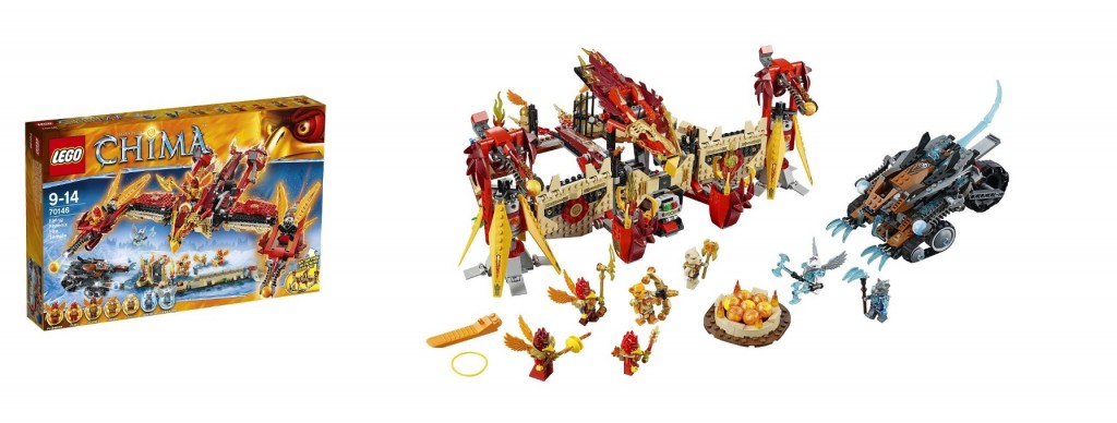 LEGO Chima 70146 Flying Phoenix Fire Temple - Toysnbricks