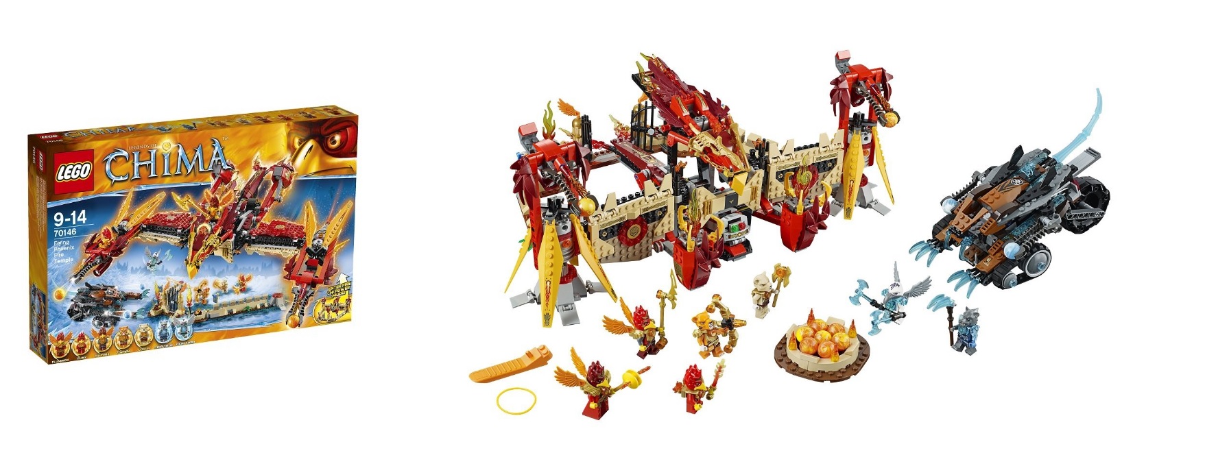 Chima LEGO 2014 Sets: 70146 70145 70144 70143 - Toys N Bricks