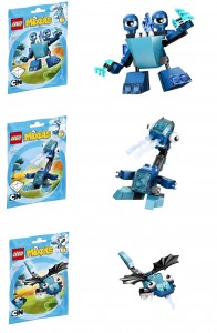 LEGO Cyan Blue Mixels 41509 41510 41511 Slumbo Lunk Flurr - Toysnbricks