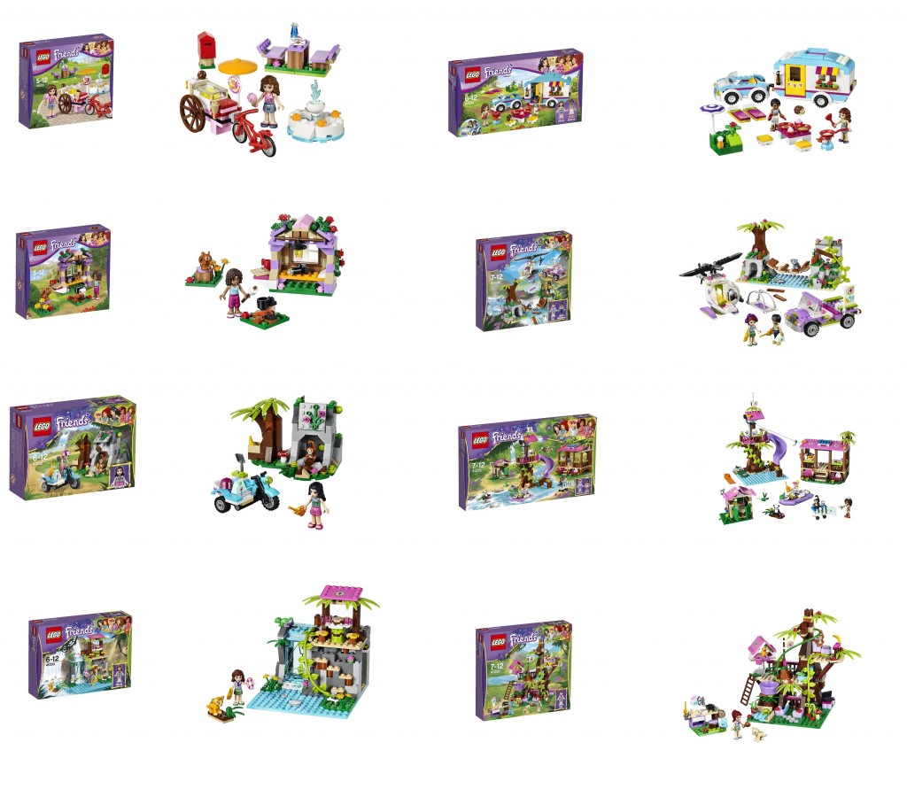 LEGO Friends Summer Jungle 2014 Sets 41030 41031 41032 41033 41034 41036 41038 41059 - Toysnbricks