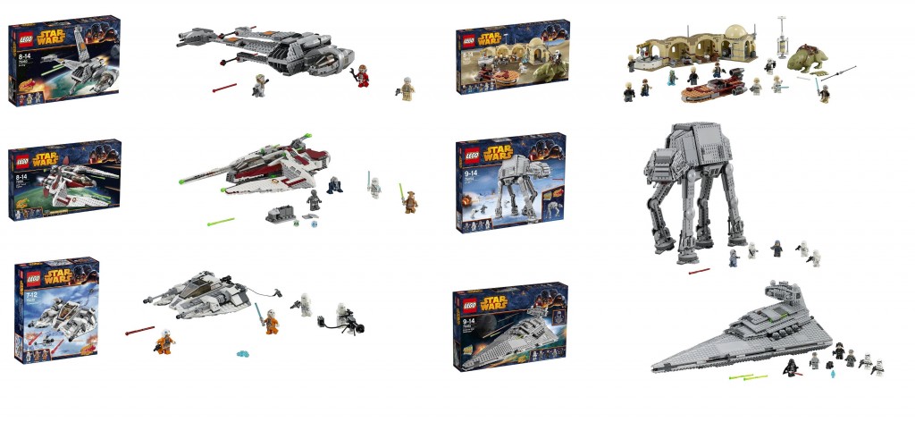 LEGO Star Wars 75049 75050 75051 75052 75054 75055 (Summer 2014) - Toysnbricks