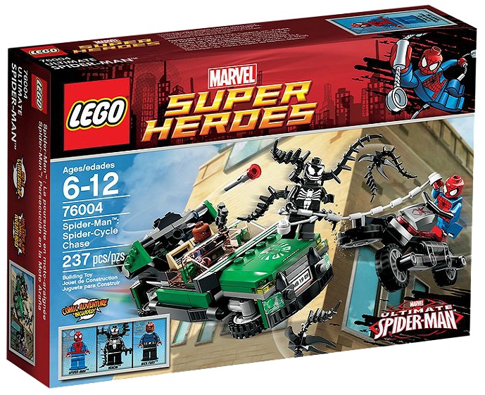 LEGO Super Heroes Spider-Man Spider-Cycle Chase 76004