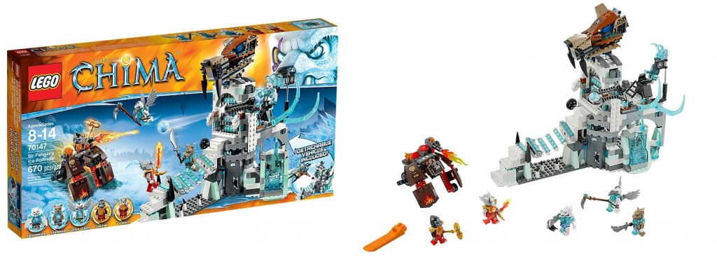 LEGO Chima 70147 Sir Fangar’s Ice Fortress - Toysnbricks