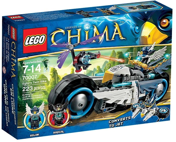 LEGO Chima Eglor's Twin Bike 70007 - Toysnbricks