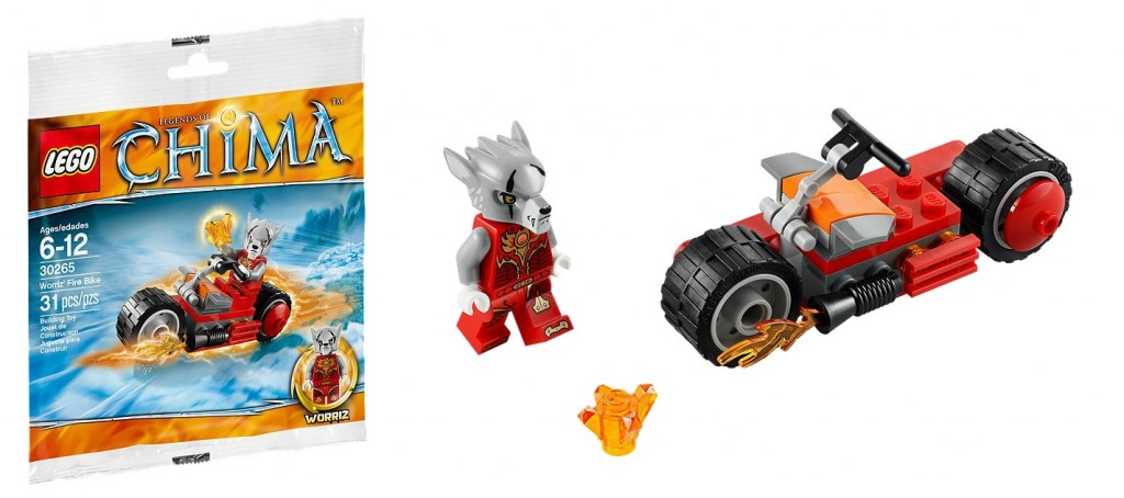 LEGO Chima 30265 Worriz' Fire Bike - Toysnbricks