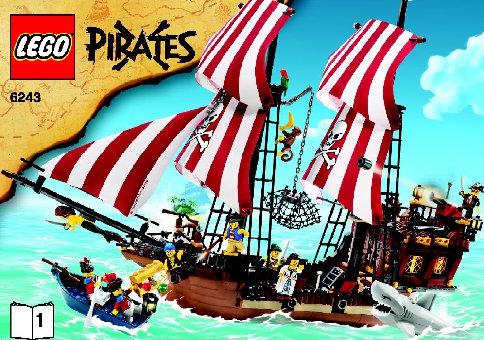 LEGO Pirates 6243 Brickbeard's Bounty Pirates - Toysnbricks