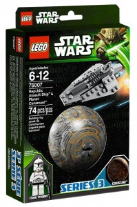 LEGO Star Wars Republic Assault Ship & Coruscant 75007 - Toysnbricks