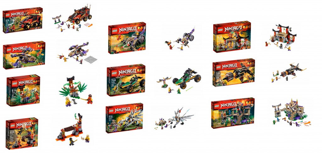 2015 January LEGO Ninjago Set Pictures 70745 70746 70747 70748 70749 70750 70752 70753 70755 70756