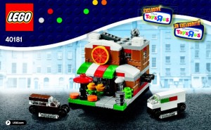 LEGO 40181 Pizza Parlour Bricktober 2014 ToysRUs Set - Toysnbricks