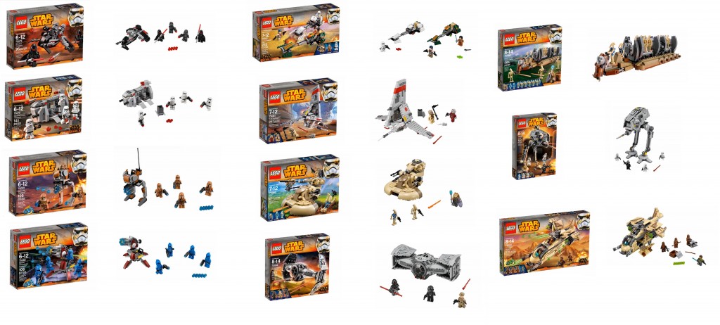 2015 January LEGO Star Wars Set Pictures 75078 75079 75080 75081 75082 75083 75084 75086 75088 75089 75090