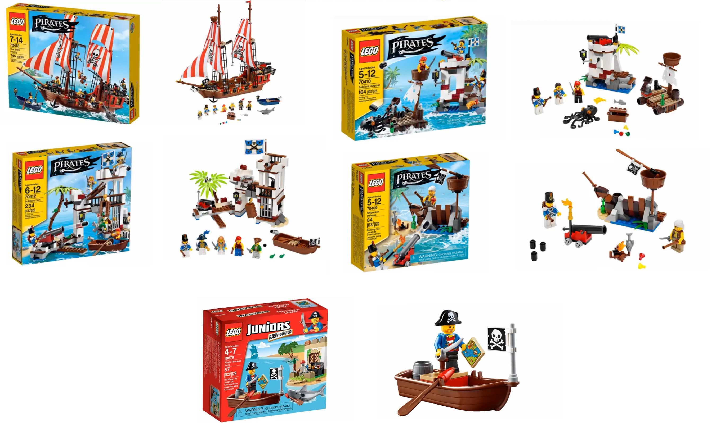 2015 LEGO Pirates Pictures: 70409 70412 70413 10679 - Toys N Bricks