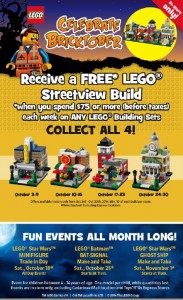 Bricktober 2014 October Sales Events Promotions ToysRUs Canada