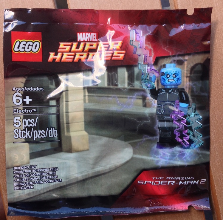 LEGO Electro Minifigure Amazing Spider Man 2 Movie October 2014 Kids Fest