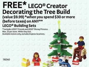 LEGO Creator Decorating the Tree Build Set ToysRUs Canada Black Friday 2014